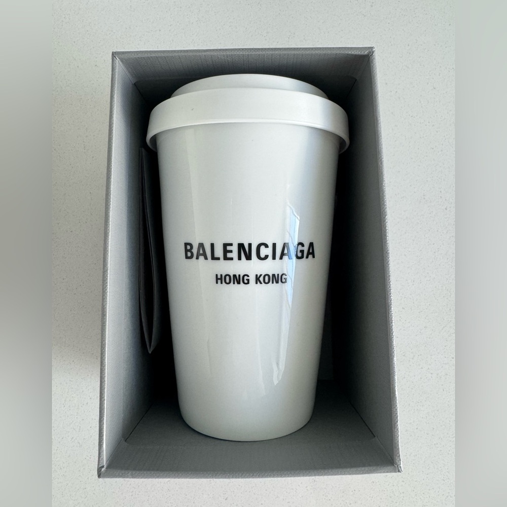 Balenciaga Procelain travel coffee cup